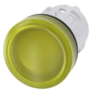 Frontal Sinaleiro Comando Redondo Plástico Amarelo 22mm 3SU10016AA300AA0 Siemens