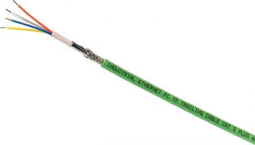 Cabo Automacao Conexao Profinet S/ Conector Simatic Net Flexivel Verde 6XV18403AH10 Siemens