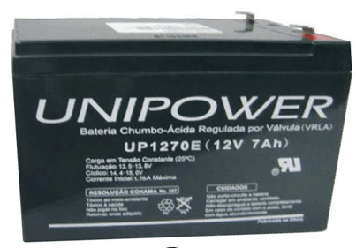 Bateria Estacionaria 7Ah 12V Vrla UP1270E - Unipower