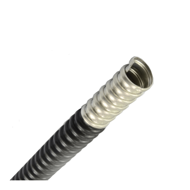 Eletroduto Flexível Metálico Sealtubo Pvc Cloreto Polivinila 1/2" Preto 233 Abaflex