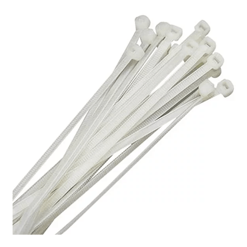 Abraçadeira Para Fios e Cabos 100X2,5mm Branco NT T18R Hellermann