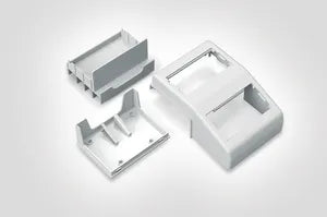 Caixa Perfilado 75X97Mm 2S Faceplate SCSFP - Hellermann