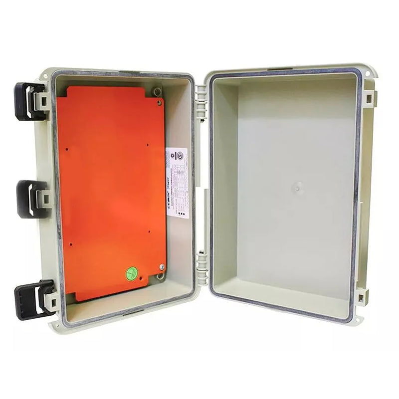 Quadro Comando Sobrepor Plástico Bege 7032 318mm 218mm 170mm Comando Placa CCP3020-17 Cemar Legrand