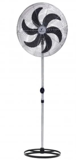 Ventilador Coluna 6 Pas Met 180/160W 650Mm 127/220V Pt/Cromado VCL Ventisilva