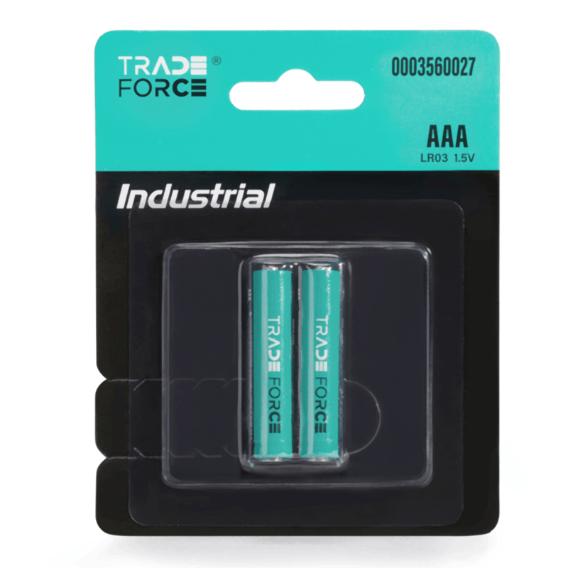 Pilha Alcalina 1,5V Tamanho AAA 2 Unidades LR032B TradeForce