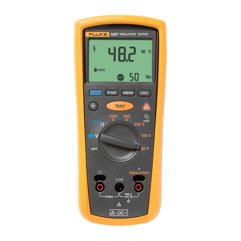 Instrumento Portátil Digital Megômetro 50-1000v Categoria Iv 600v - FLUKE1507 - Fluke
