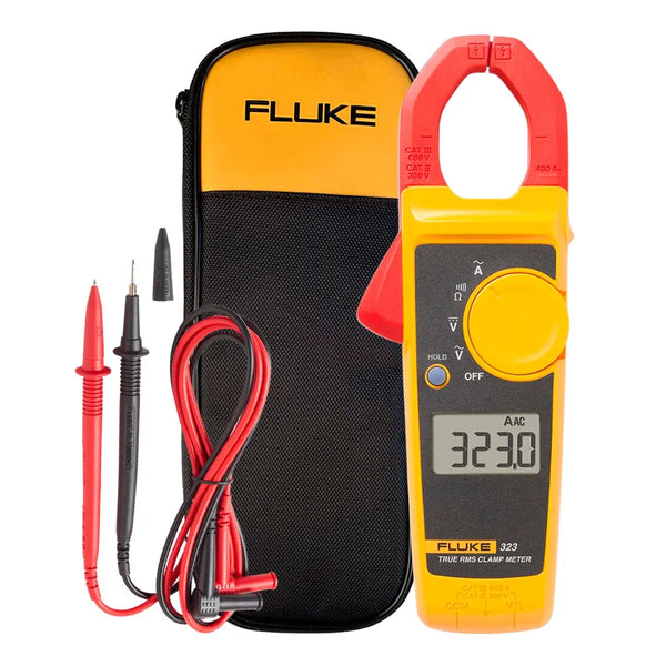 Alicate Amperímetro Digital TRUE RMS CAT III 600V 323 FLUKE